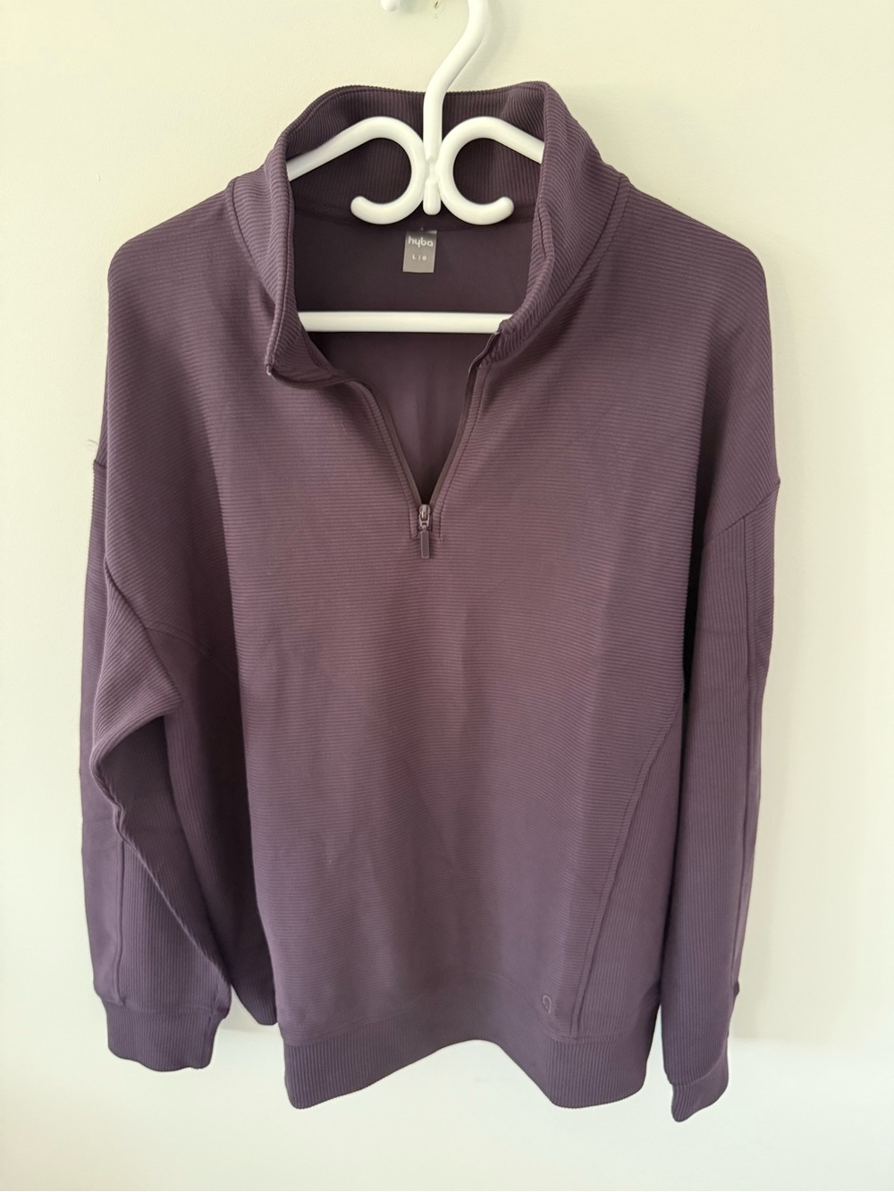 H&M Men's Zip-Up Sweater - Dusty Mauve